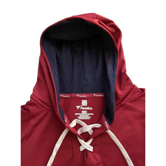 Colorado Avalanche Hoodie Men’s L Burgundy NHL Hockey Pullover Sweatshirt NWOT - Picture 7 of 11